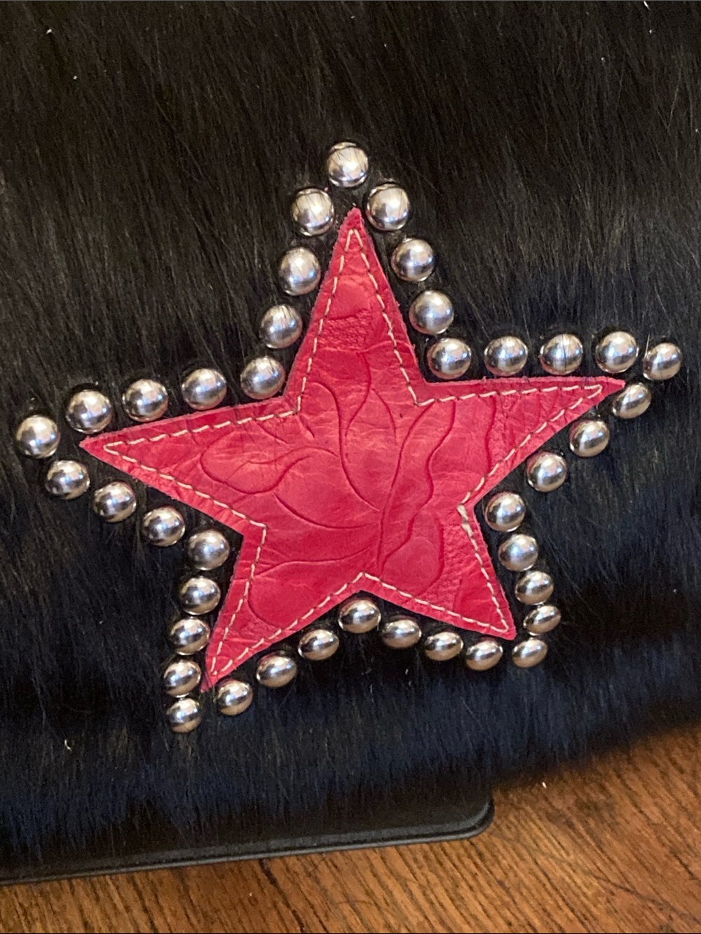 Holy Cow Couture Studded Star Mini Designer/Concealed Carry w/Dust Bag Like New!